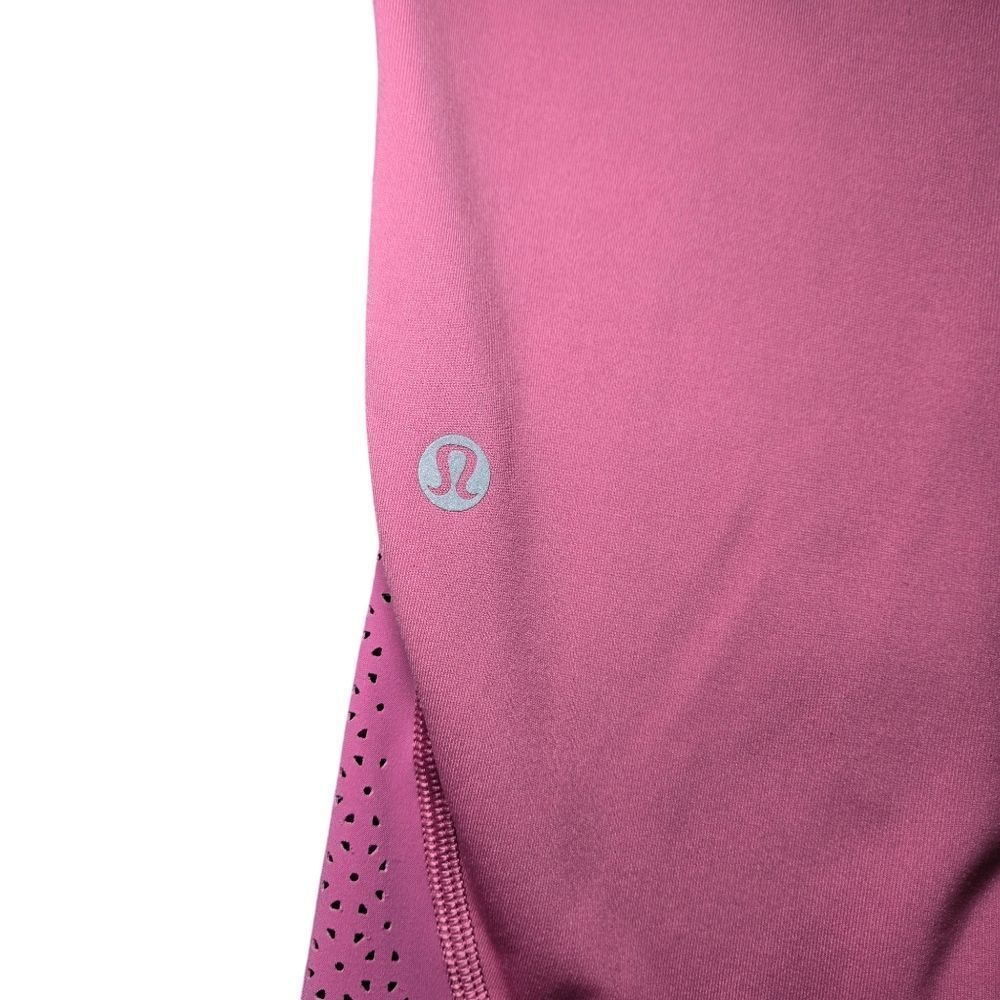 Lululemon Ready To Race Crop 21" - Moss Rose - Picture 8 of 10